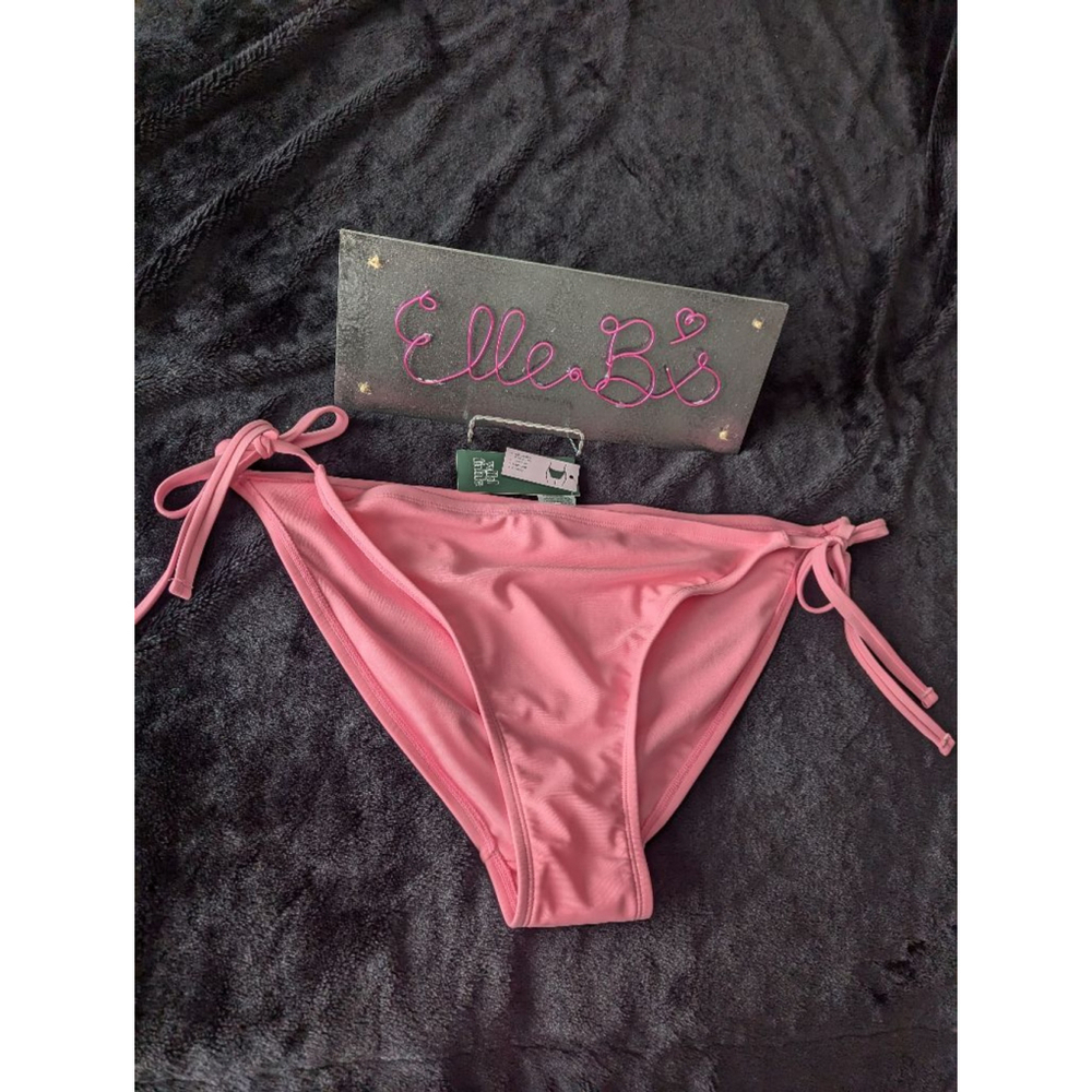 NWT Wild Fable Pink Side Tie Bikini Bottoms 1X 17-18